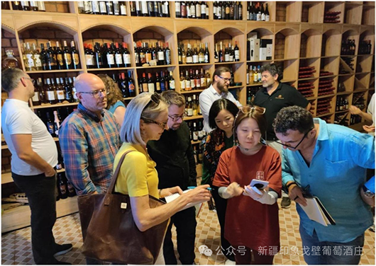 Tasting room at Impression Gobi